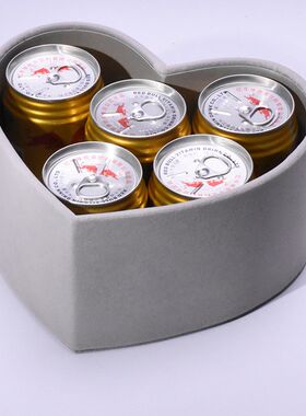 七夕心形表白礼盒绒布永生花包C装桃心形礼品包装盒喜糖盒定做