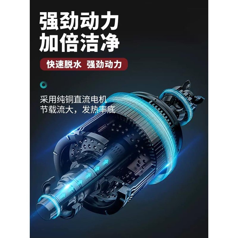 德国折叠式洗衣机多功能洗涤机洗脱一体全自动杀菌迷你洗袜子神器