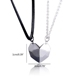 Necklace Heart Lovers Pendant Dista Magnetic Couple 速发2Pcs