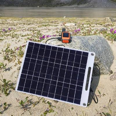 推荐30W Solar Panel 5V Dual USB Power Portable Outdoor Solar