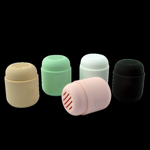 化妆粉扑眉刷硅胶收纳袋包 美妆蛋硅胶收纳盒防尘耐脏收纳盒