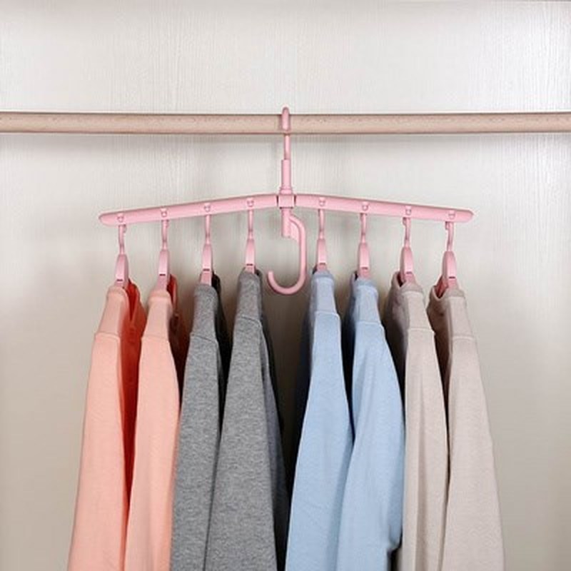 推荐Multi-function magic fold dormitory hangers received