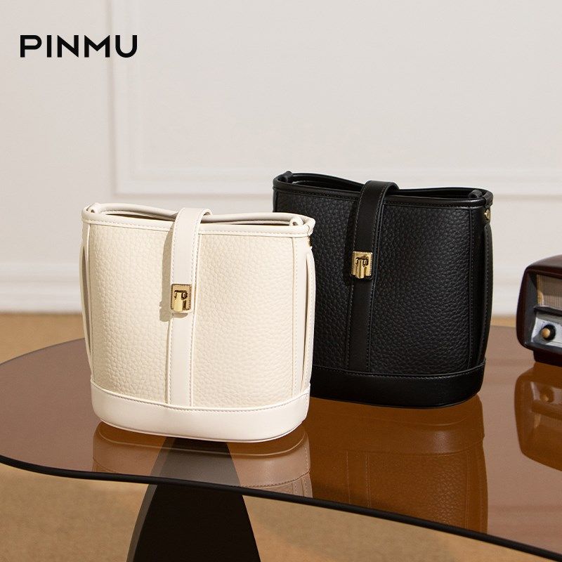 水桶包女2024新款包包女式秋冬高级感腋下女包小众白色单肩斜挎包