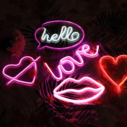 推荐LED Neon Night Light Sign Wall Art Sign Night Lamp Xmas