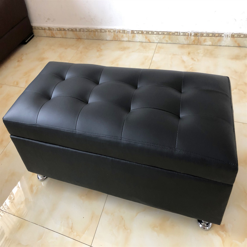 服装店长方形沙发换鞋凳床尾多功能储物收纳凳更衣室试衣间凳子