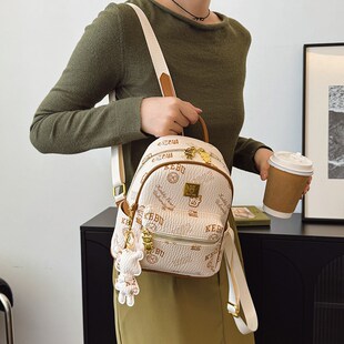 潮品可迪熊双肩包女小包2025新款韩版时尚小书包洋气百搭休闲背包