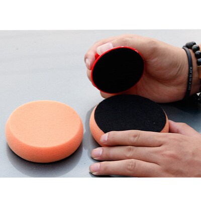 6Pcs/Set Car Wax Wash Polish Pad Sponge Cleaning Foam Kit Te