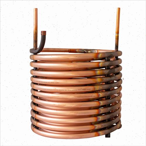 厂促产厂促紫铜管工m业制冷机水箱盘管蒸发器冷水机水箱圆形换热