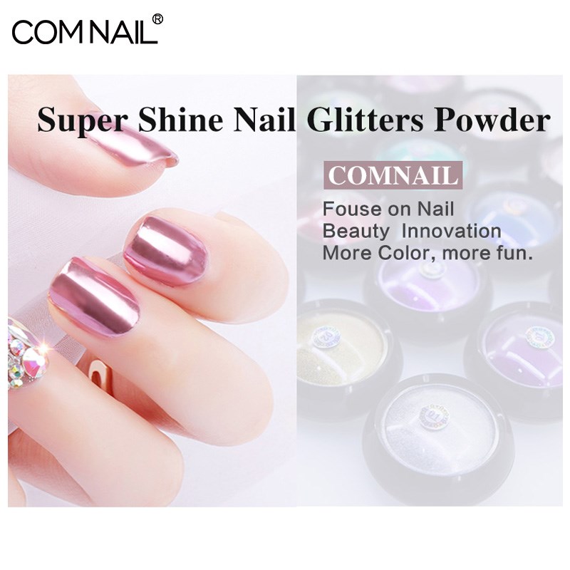 Comnail Super Shine Mirror Titanium Powder 24 Color Metallic