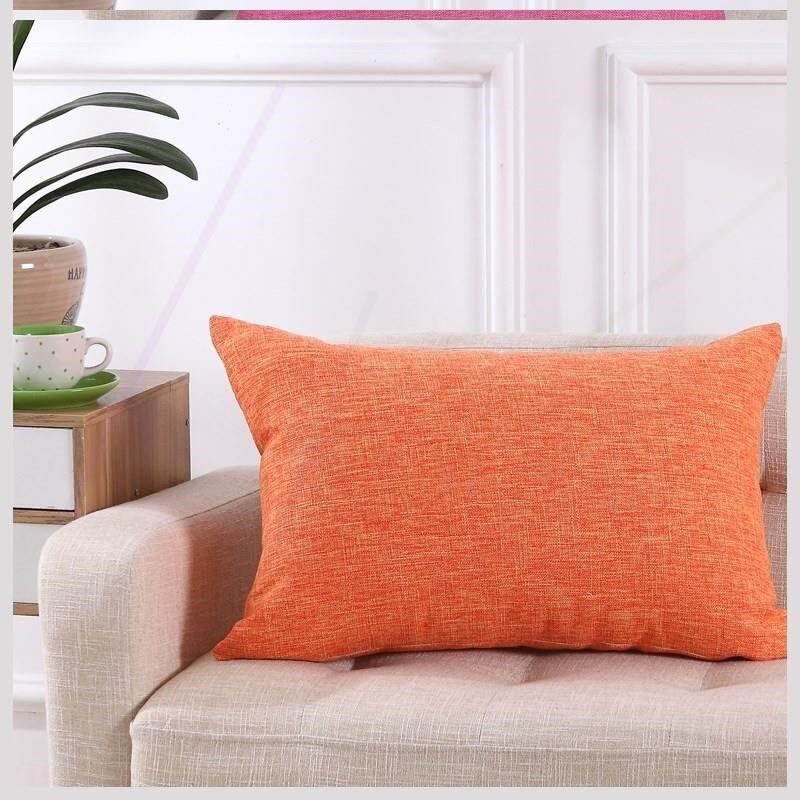 沙发靠背垫长方形大号抱枕套长型客厅布艺靠枕靠垫套罩定做不含芯