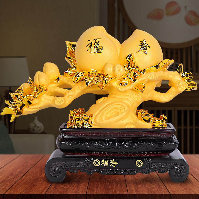寿桃摆件祝寿礼品送爸爸妈妈父母亲长辈60八十P80大寿老人生日礼