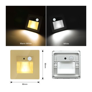 推荐LED Night Lamp Sensor Intelligent Wall Light Recessed Co