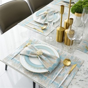 桌垫餐垫隔热日式家用餐桌垫西餐垫欧式奢华桌旗餐垫套装