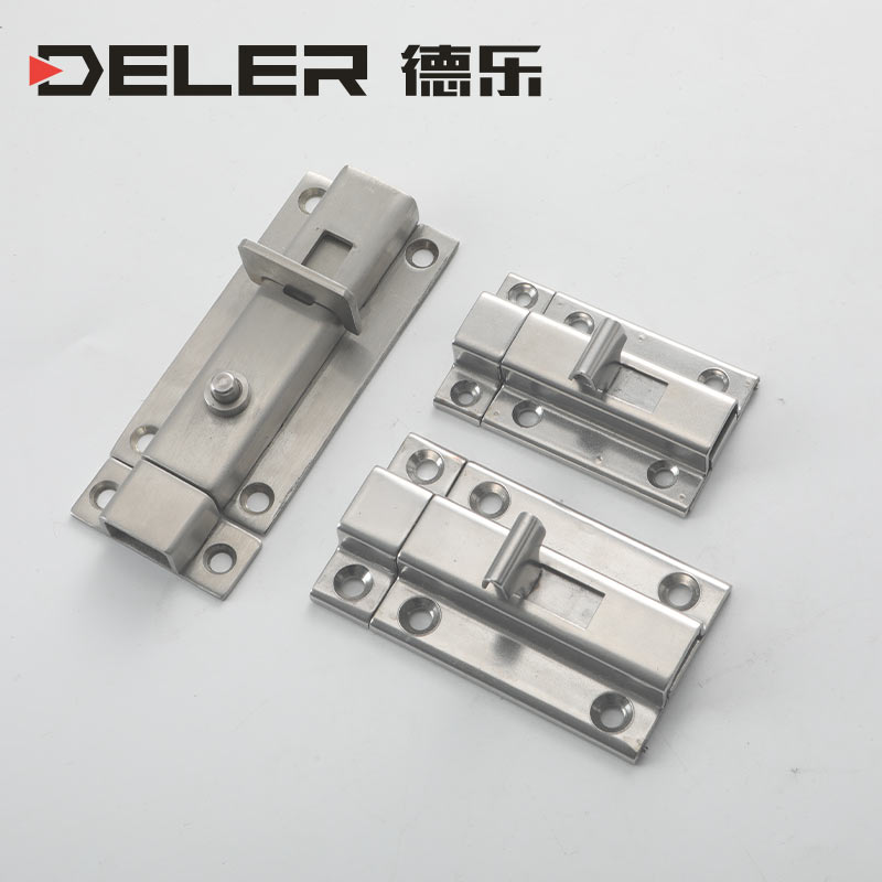 不锈钢插销HFY56-L50/65加厚弹簧自动五H金柜门门窗明装HFY25-L10