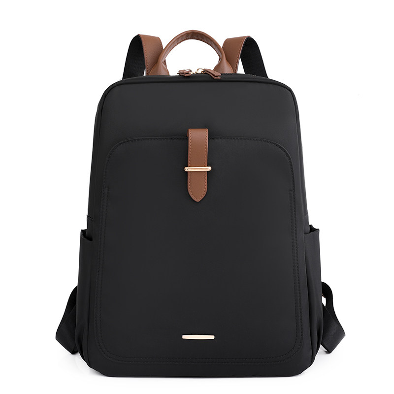 防水双肩包女2022新款时尚帆布撞色背包大容量简约学生书包电脑包,箱包皮具/热销女包/男包,双肩背包,淘宝优惠券,粉丝福利购,淘宝优惠卷