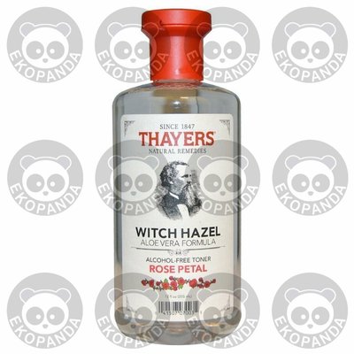 速发Thayers Alcohol-free Rose Petal Witch Hazel with Aloe Ve