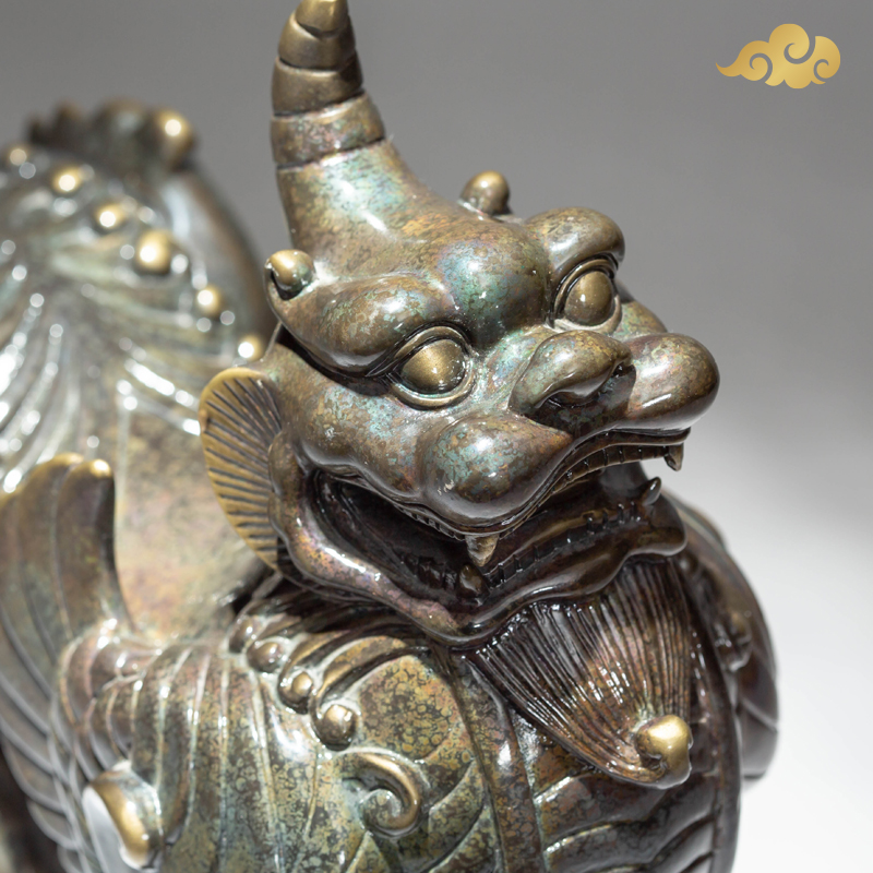 纯铜獬豸摆件正义神兽法律文创礼品律所律M师办公室公司开业礼品