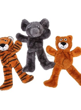 Animal Shape Plush Nibble Molar Dog Toys 适用于 Bite Resist