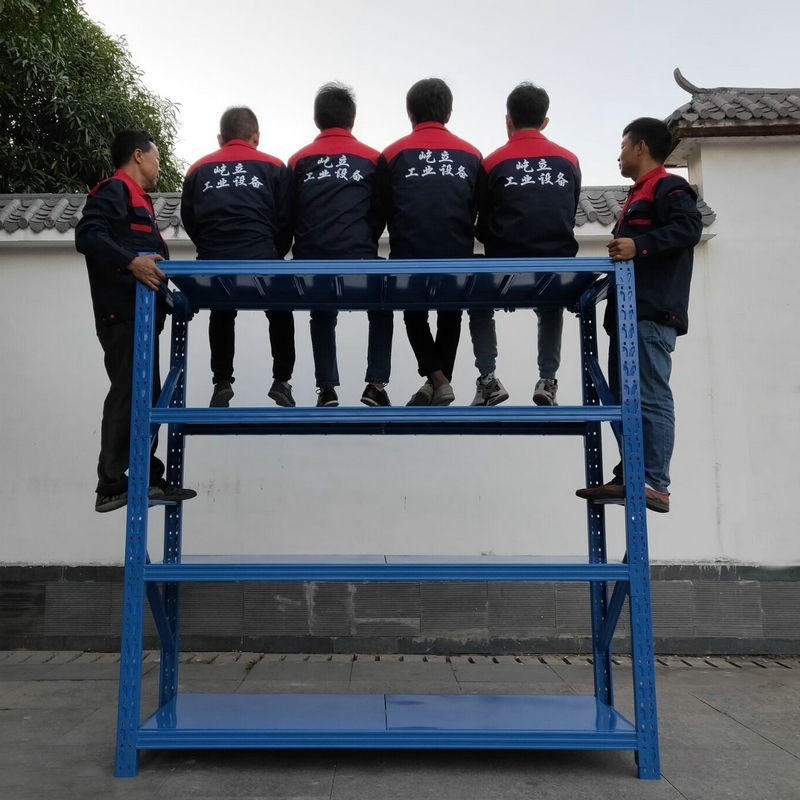可移动货架带轮中型货q架仓库多层重型仓储置物轮货架厂家定制