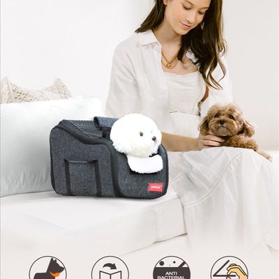 速发Dog Car Seat Carrier for Dogs Puppy Bed Travel Bag Trans