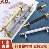 铝合金拉手简约欧式 现货 圆形管衣橱浴室柜门把手抽屉整体橱柜明装