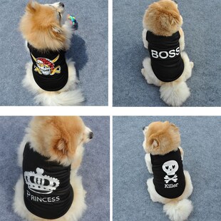 pawstrip Summer Dog Clothes Puppy Shirt For Dogs Teddy York