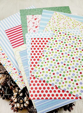 Panalisacraft 12 sheet 6''X6''  christmas patterned paper p