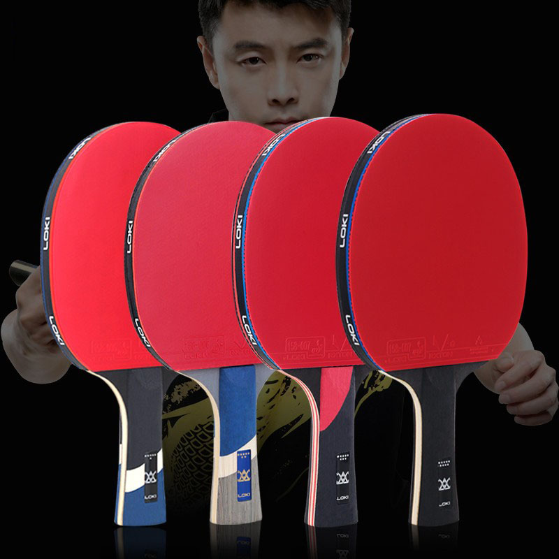 速发Loki E-Series Table Tennis Racket Professional Carbon Bl