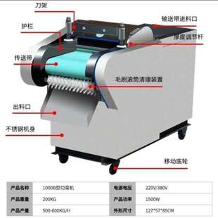 热销中060型1060型电动切菜家用商用切菜机切土豆丝海带丝椒桑剁