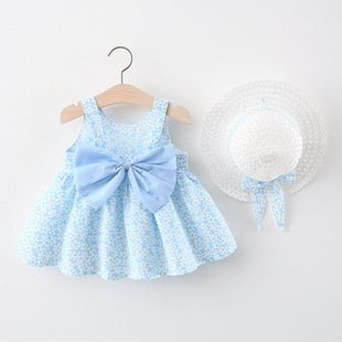 速发2pcs Baby Girls Breathable Cotton Summer Casual Clothing