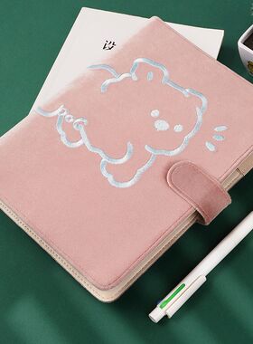 笔记本子活页本子日记本可爱少女心a5记账本文艺复古精致创意可爱