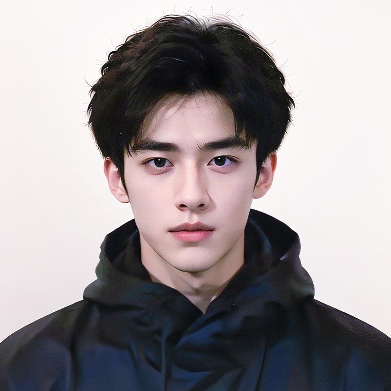 假发男生短发自然全头套韩式三七微分碎盖中分帅气男士日常假发套