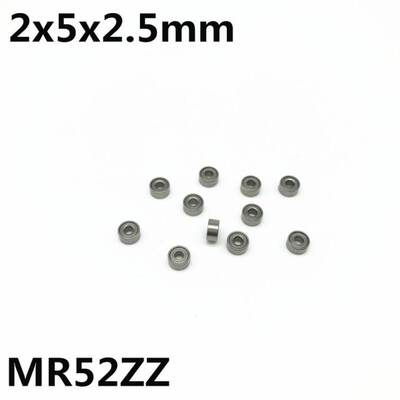 推荐10Pcs MR52ZZ L-520ZZ 2x5x2.5 mm Deep Groove Ball Bearing