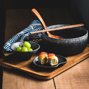 面条碗家用2024新款 一人用便携牛肉拉面碗陶瓷大汤 q日式 餐具套装