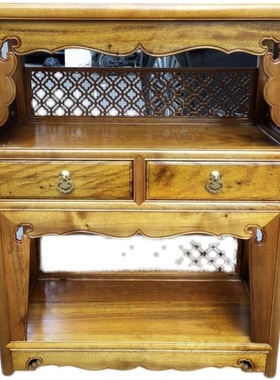 红木家具金丝h楠小叶桢楠餐边柜茶几茶水柜中式仿古储物柜玄关柜