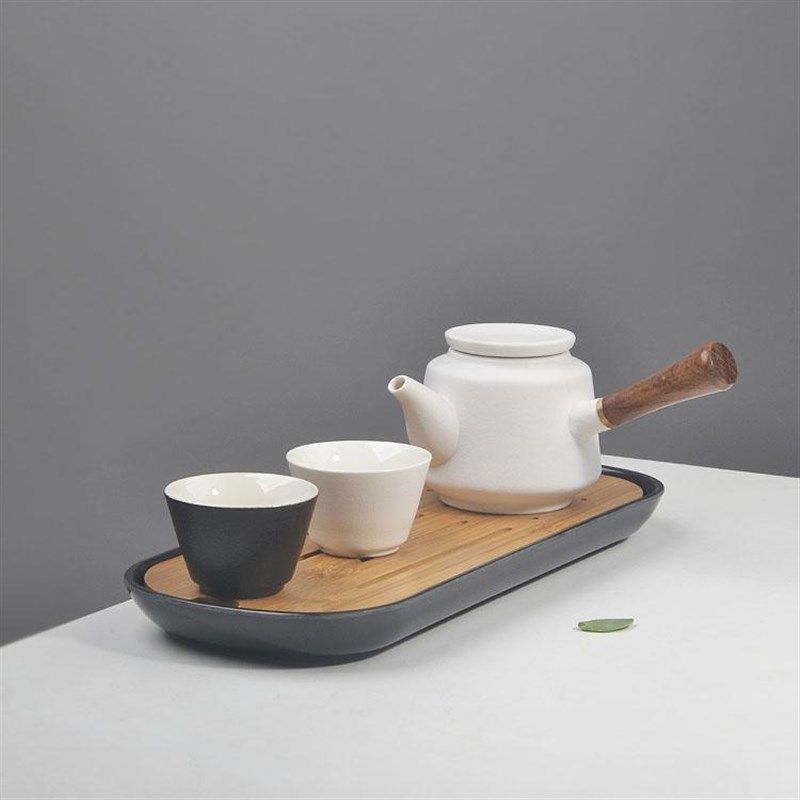侧把茶具套装储水式干泡盘办公室茶具家用简约小茶台托盘两杯简约,餐饮具,功夫茶具,淘宝优惠券,粉丝福利购,淘宝优惠卷