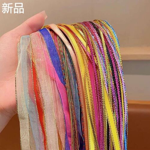 编发彩绳脏脏辫头绳脏辫发绳神彩器丝带儿童O色七彩彩带小女孩新