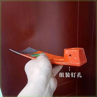轨道钢一体锄头加厚农用翻地开荒锄头带把刨树根园林工具