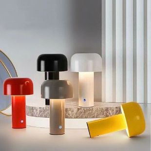 Design Mushroom Table Touch 速发Minimalist Lamp Wireless