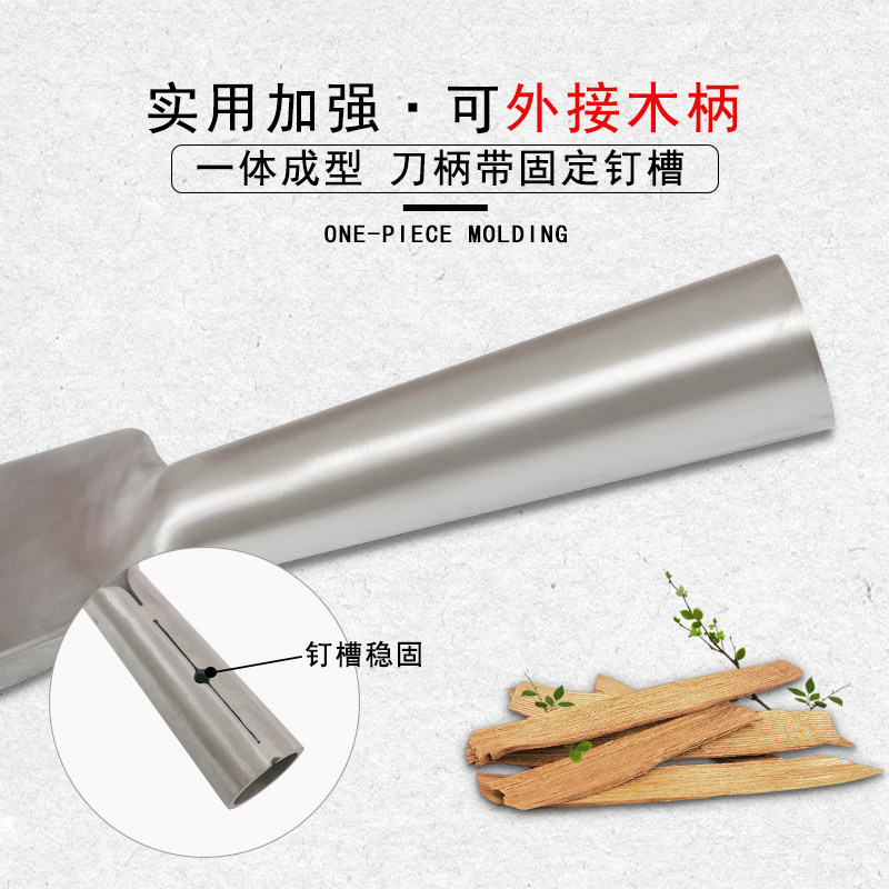 速发砍柴刀家用劈柴户外砍树伐木刀锰钢柴刀弹簧钢农用弯刀砍材刀
