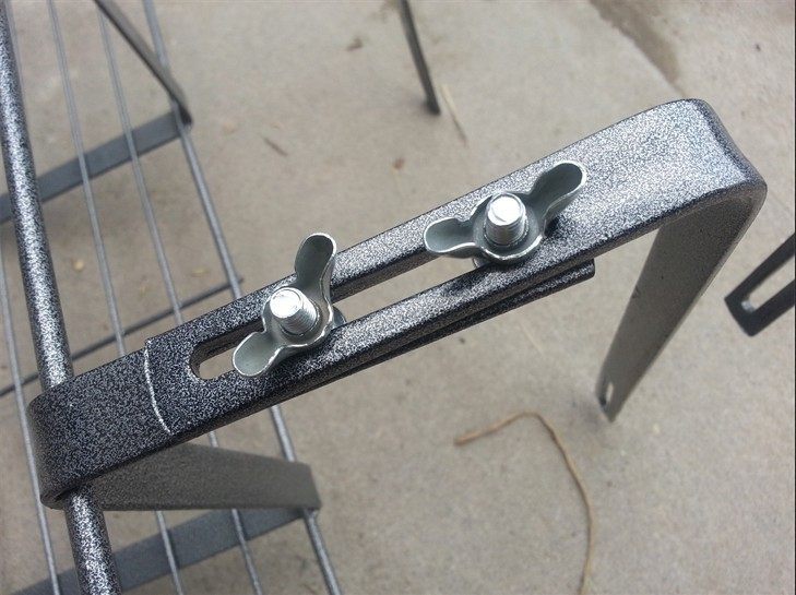 阳台栏杆壁挂花架挂架花槽花卉悬挂铁艺护栏可p调节防锈涂层置物