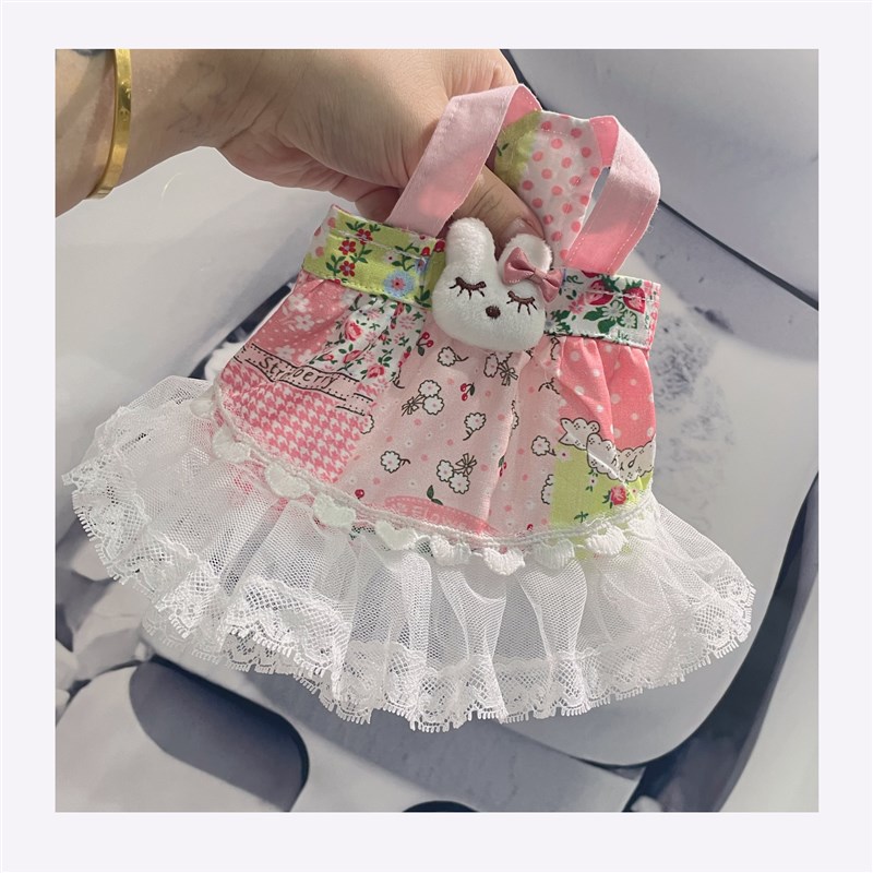 小体马尔济斯宠物l狗狗小碎花可爱连衣裙纯棉猫狗衣服比熊泰迪裙