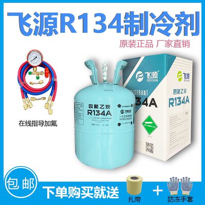 新品飞源r134a制冷剂汽车空调制冷液冷气环保冷媒氟利昂超冷雪种