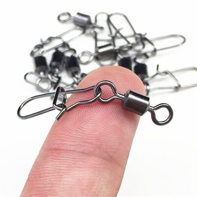 推荐30/20pcs Saltwater Fishing Connector Rolling Swivel Inte