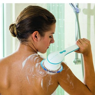 Electric Shower Back Scrubber Cleaning Massage Brush