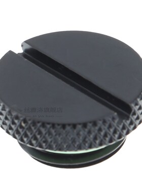 Black G1/4 Thread Low Profile Plug for PC Water Cooling Radi