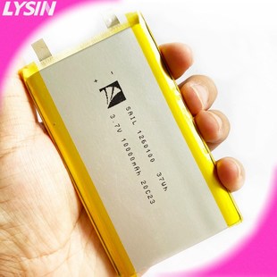 CB IEC62133认证聚合物锂电池1260100 3.7V 10000mWah大容量充电