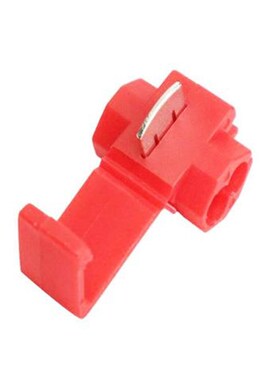 500只红色免破线免剥线汽车x取电接头快速分线并线扣10A接线端子