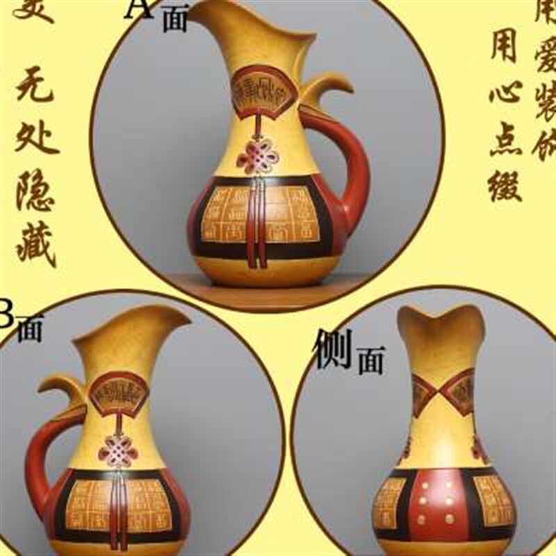 新中式陶瓷客厅玄关家庭摆件博古架橱柜隔断入户进门工艺品装饰品