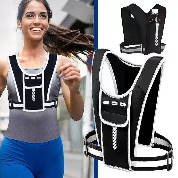 Новый продукт: жилет для бега с отражателем, ночной рюкзак с держателем для телефона